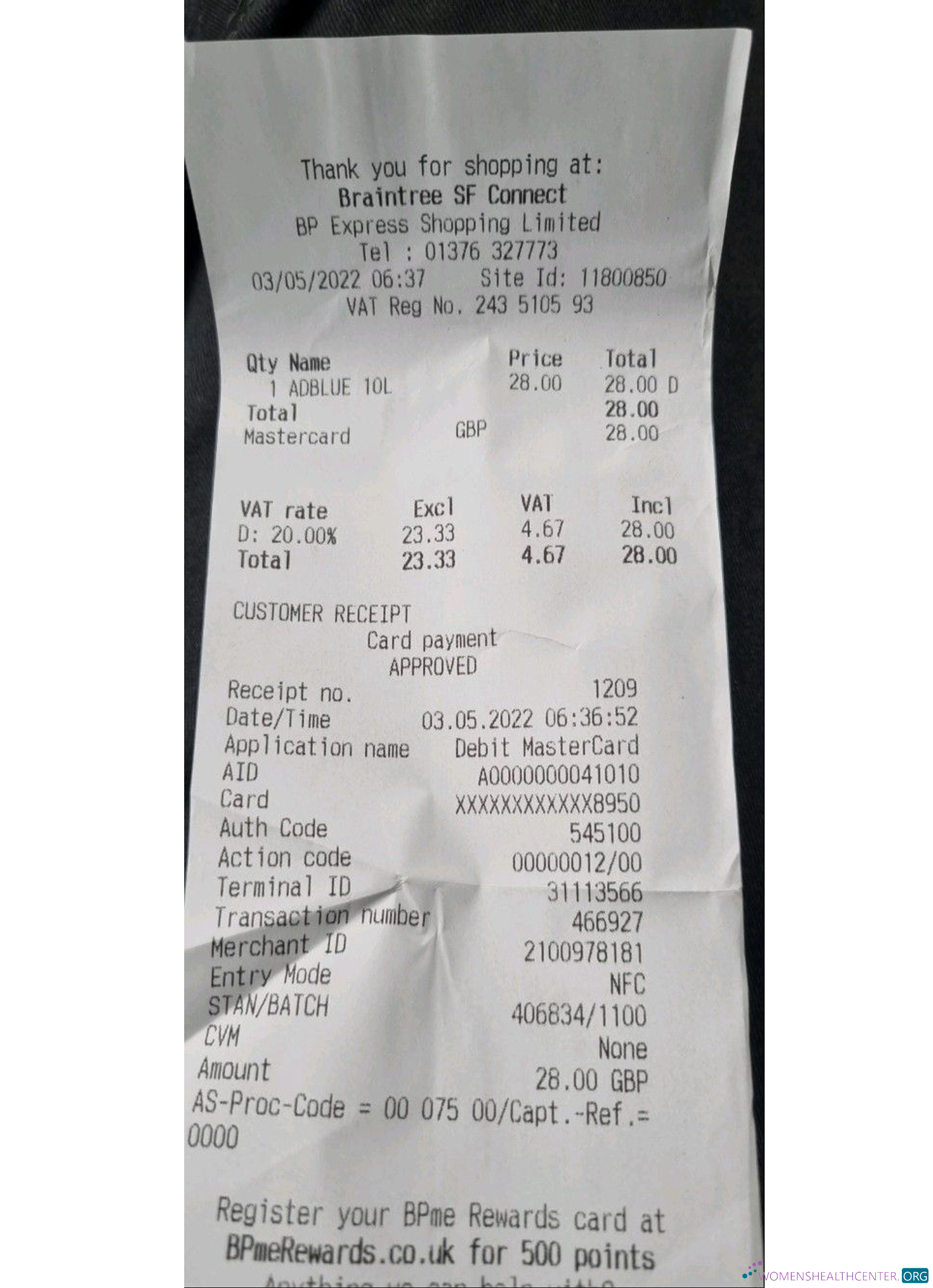 Download BP express shopping limited payment check Photoshop template